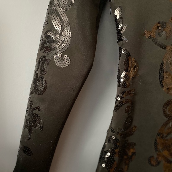 BLACK SEQUINS COCKTAIL DRESS From dynamite - Picture 6 of 14